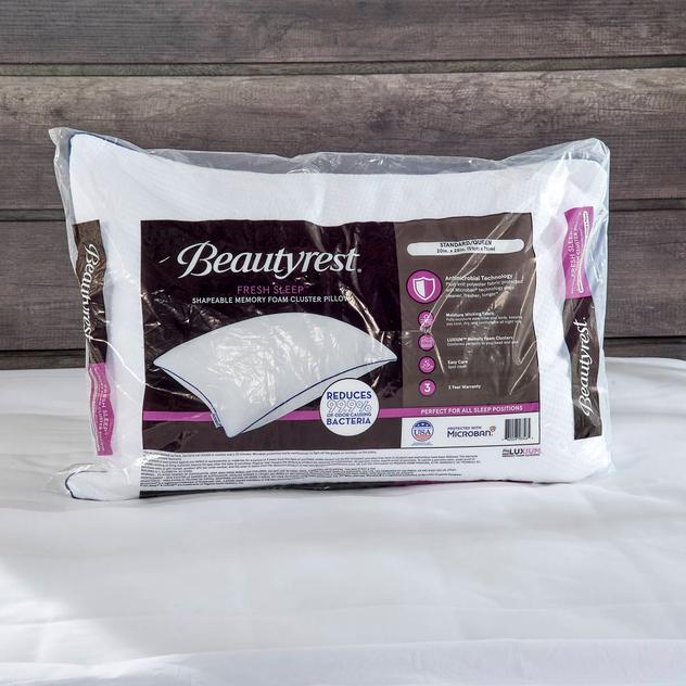 Beautyrest® Fresh Sleep Memory Foam Cluster Pillow