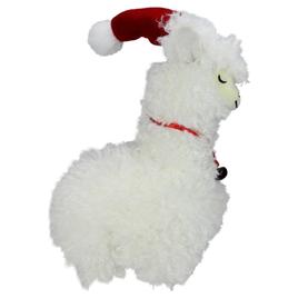 Northlight Standing Plush Sleeping Llama Christmas Figure