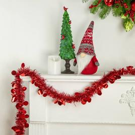 Northlight Seasonal 50ft. Red With Polka Dots Tinsel Garland