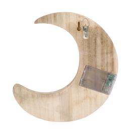 Little Love by NoJo LED Wood Moon Wall Décor