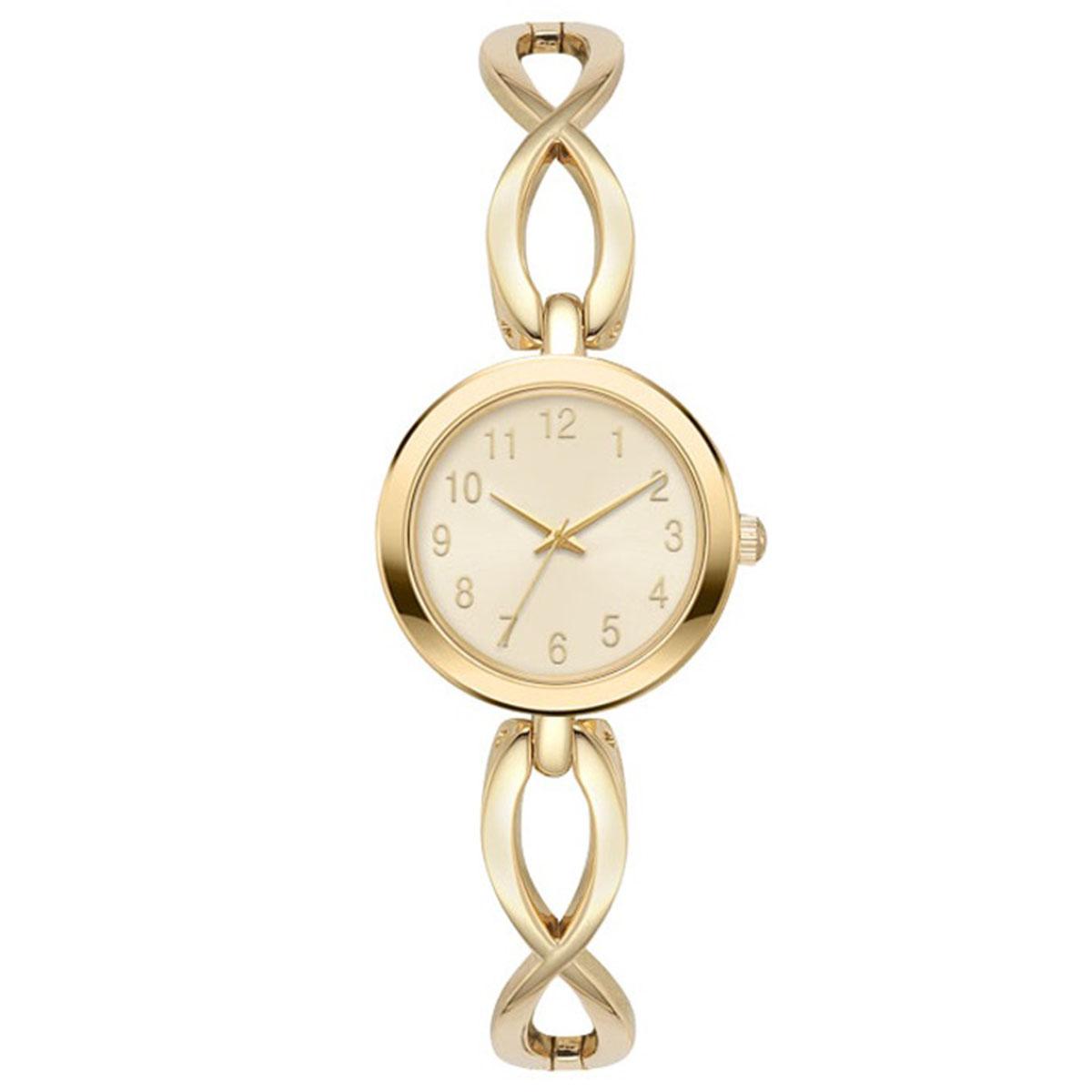 Womens Gold-Tone Light Champagne Dial Watch - 14998G-07-A27