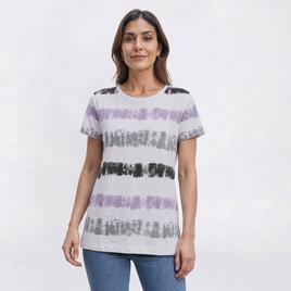 Womens Architect® Short Sleeve Horizontal Tie Dye Tee