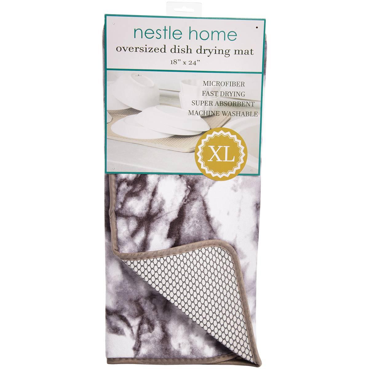 Extra Large Reversible Drying Mats - Grey