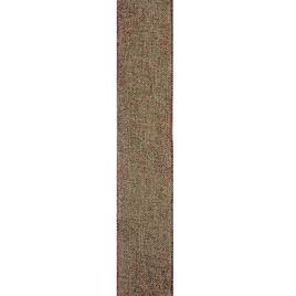 Northlight 12pk. Beige & Red Trim Wired Christmas Craft Ribbon