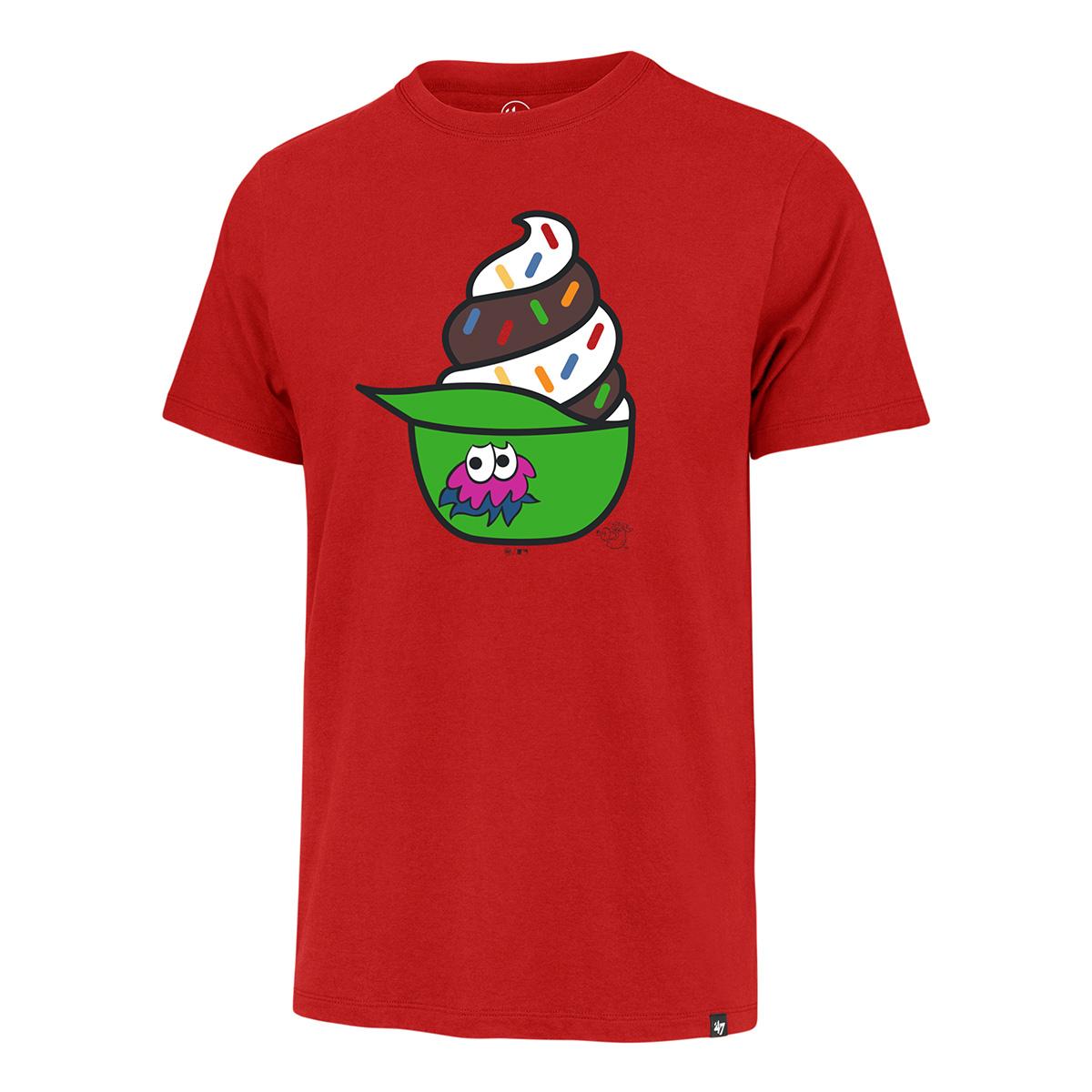 Mens ''47 Brand Phillies Phanatic Ice Cream Hat Tee