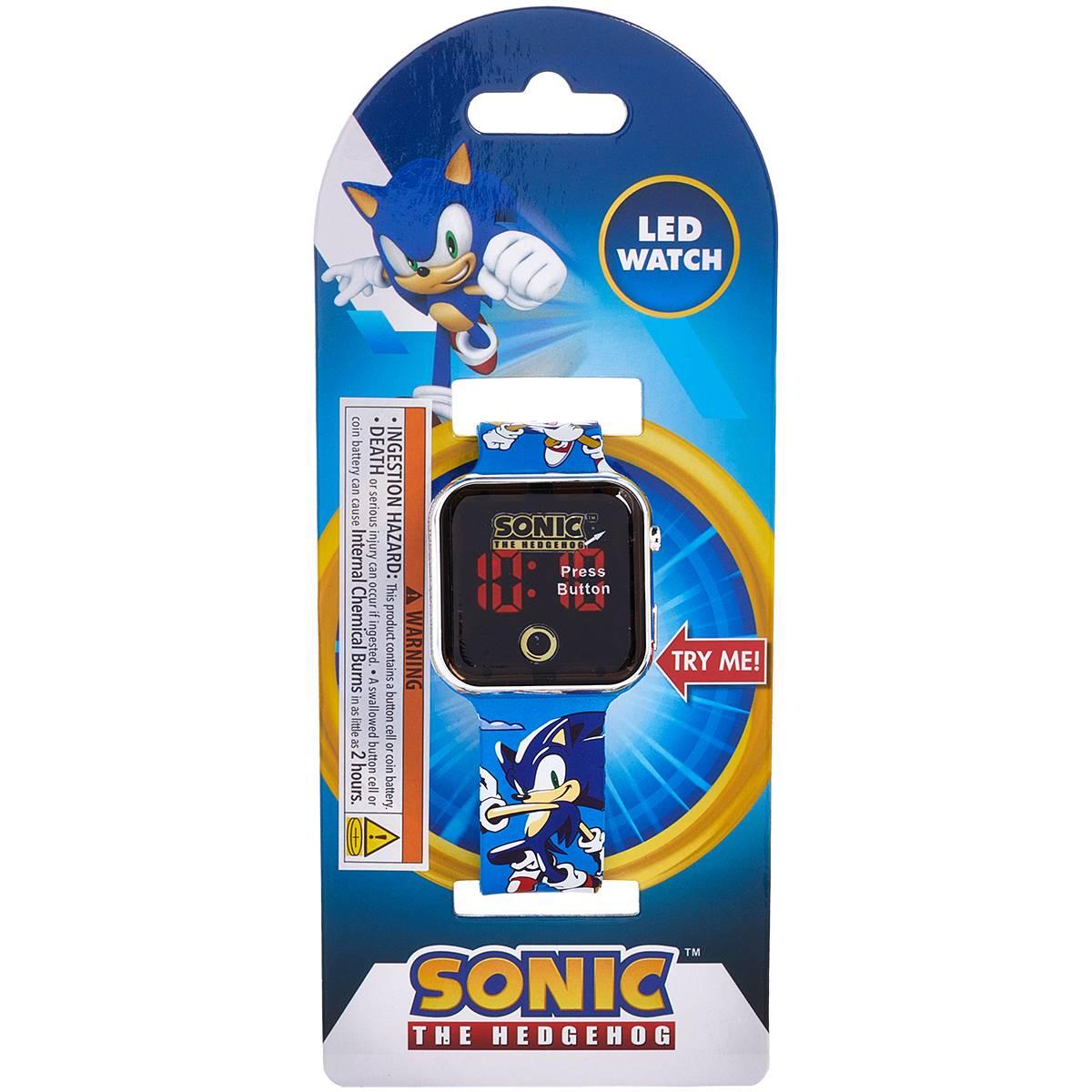 Kids Sonic The Hedgehog Touch LED Watch - SNC4260