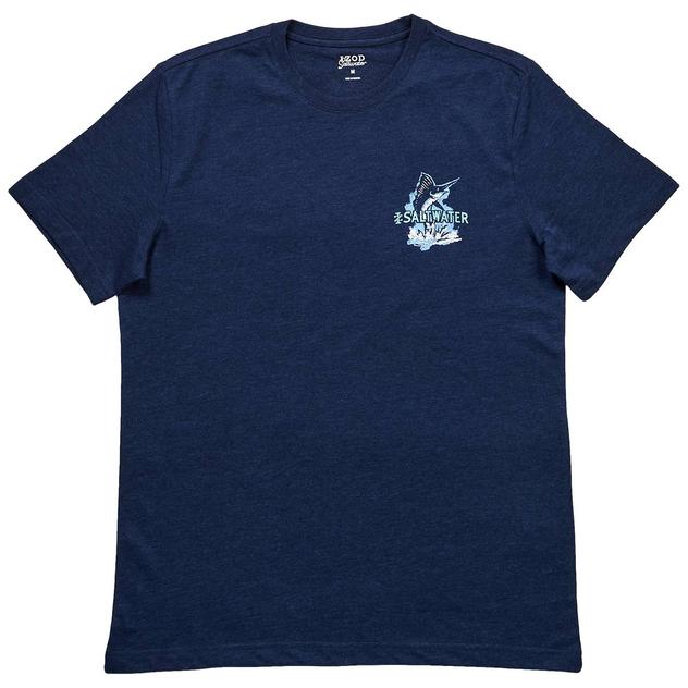 Mens IZOD® Sail Team Fish Short Sleeve Tee