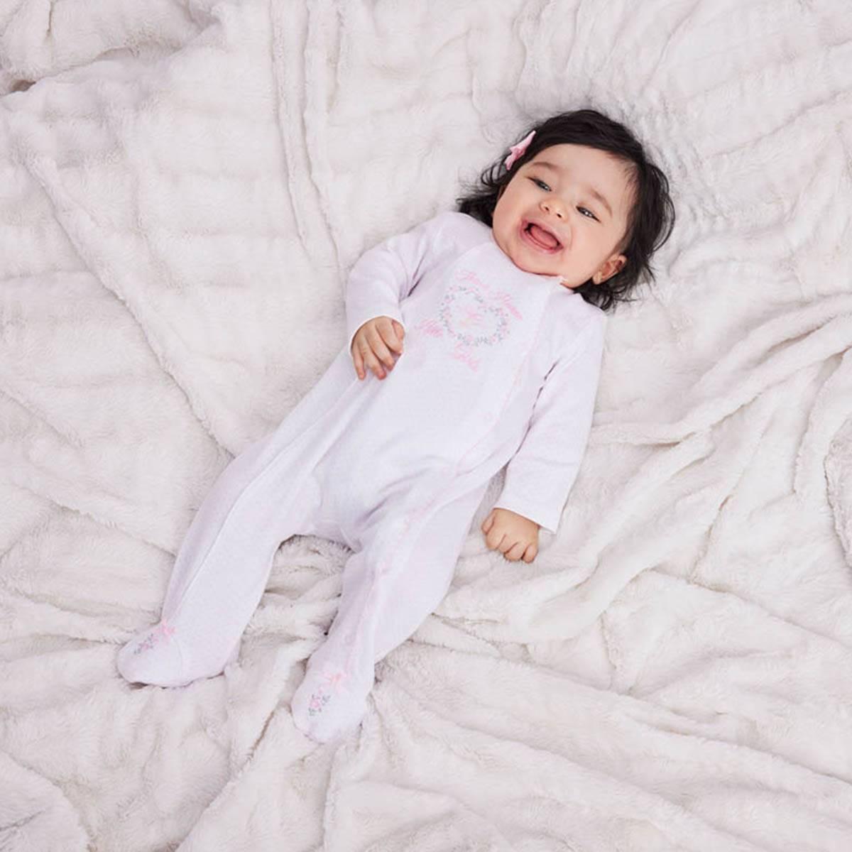Baby Girl (Preemie-9M) Little Me® Thank Heaven Footie Sleeper