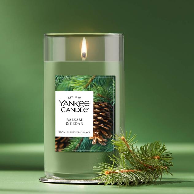 Yankee Candle® 14.25oz. Balsam Medium Pillar Candle