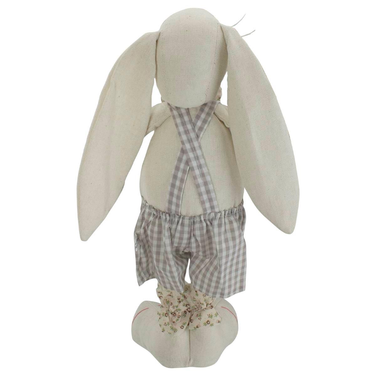 Northlight Seasonal Boy Easter Bunny w/ Floral Bowtie Figurine