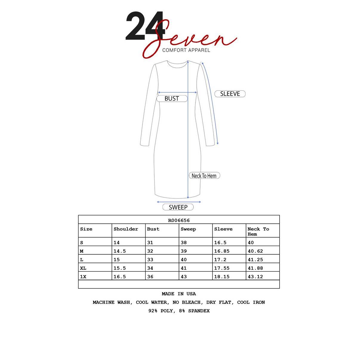 Womens 24/7 Comfort Apparel Draped Knee Length Dress