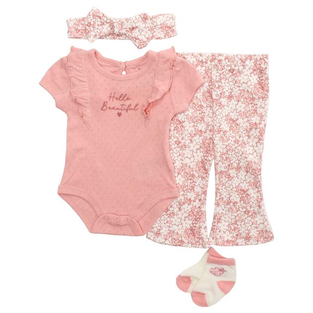 Baby Girl (3-9M) Baby Essentials® 4pc. Hello Beautiful Set