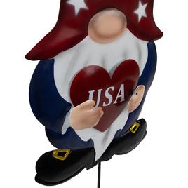 Northlight Seasonal USA Patriotic Gnome Garden Stakes - Set of 2