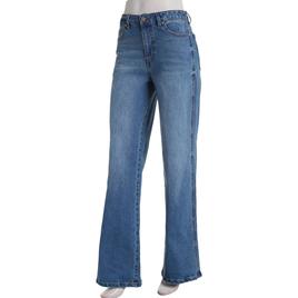Juniors Celebrity Pink Mid Rise Curvy Wide Leg Baggy Pants