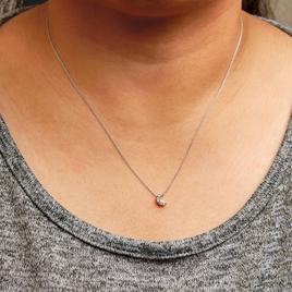 Haus of Brilliance 10kt. White Gold Diamond Moon Pendant