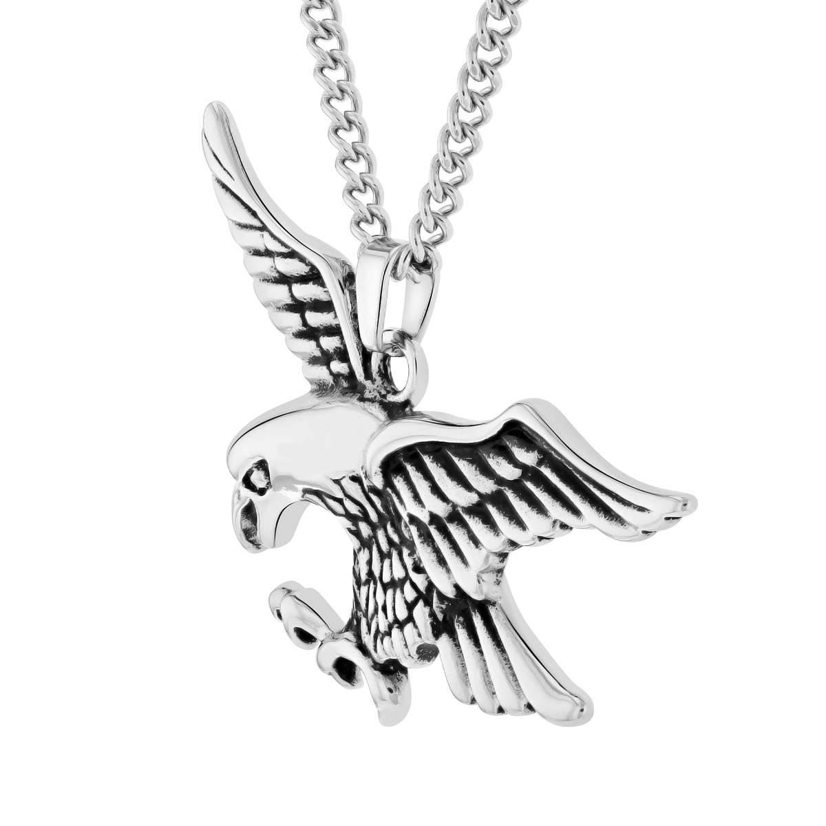 Mens Gentlemen's Classics™ Stainless Steel Eagle Pendant