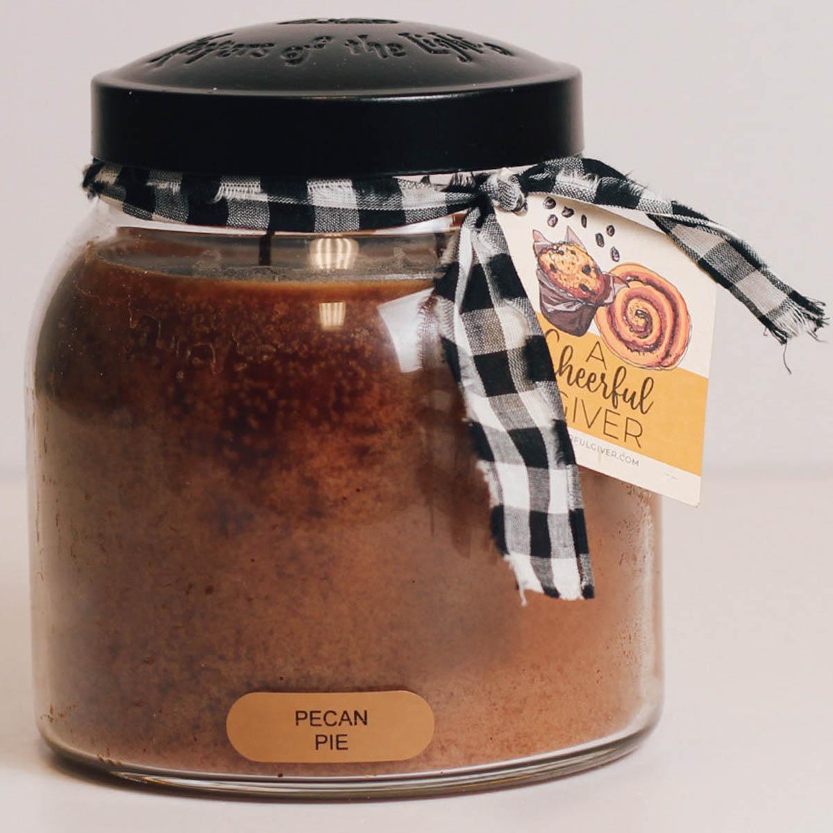 A Cheerful Giver(R) 34oz. Pecan Pie Papa Jar Candle