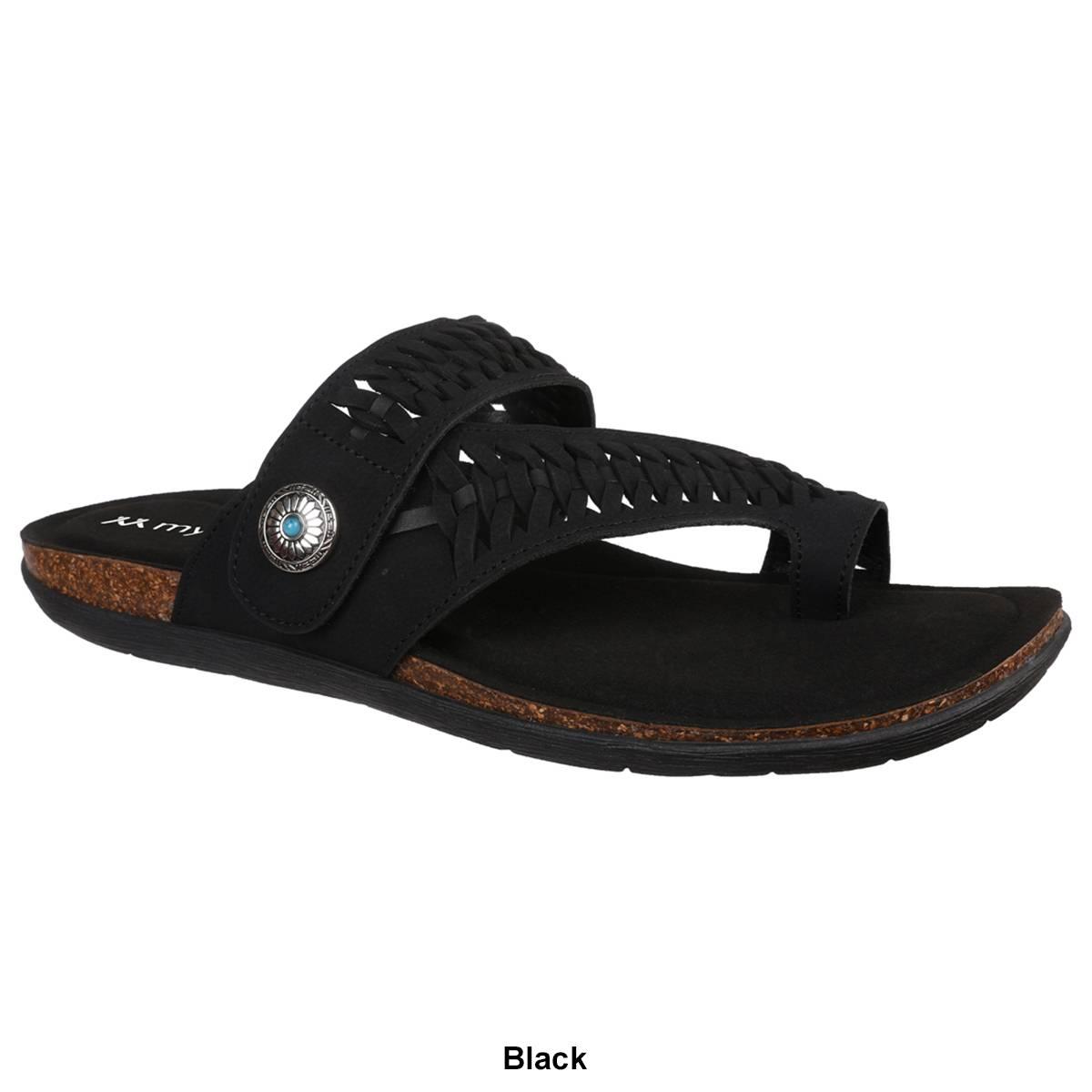 Womens LAMO Mykros Scarlett Toe Ring Sandals