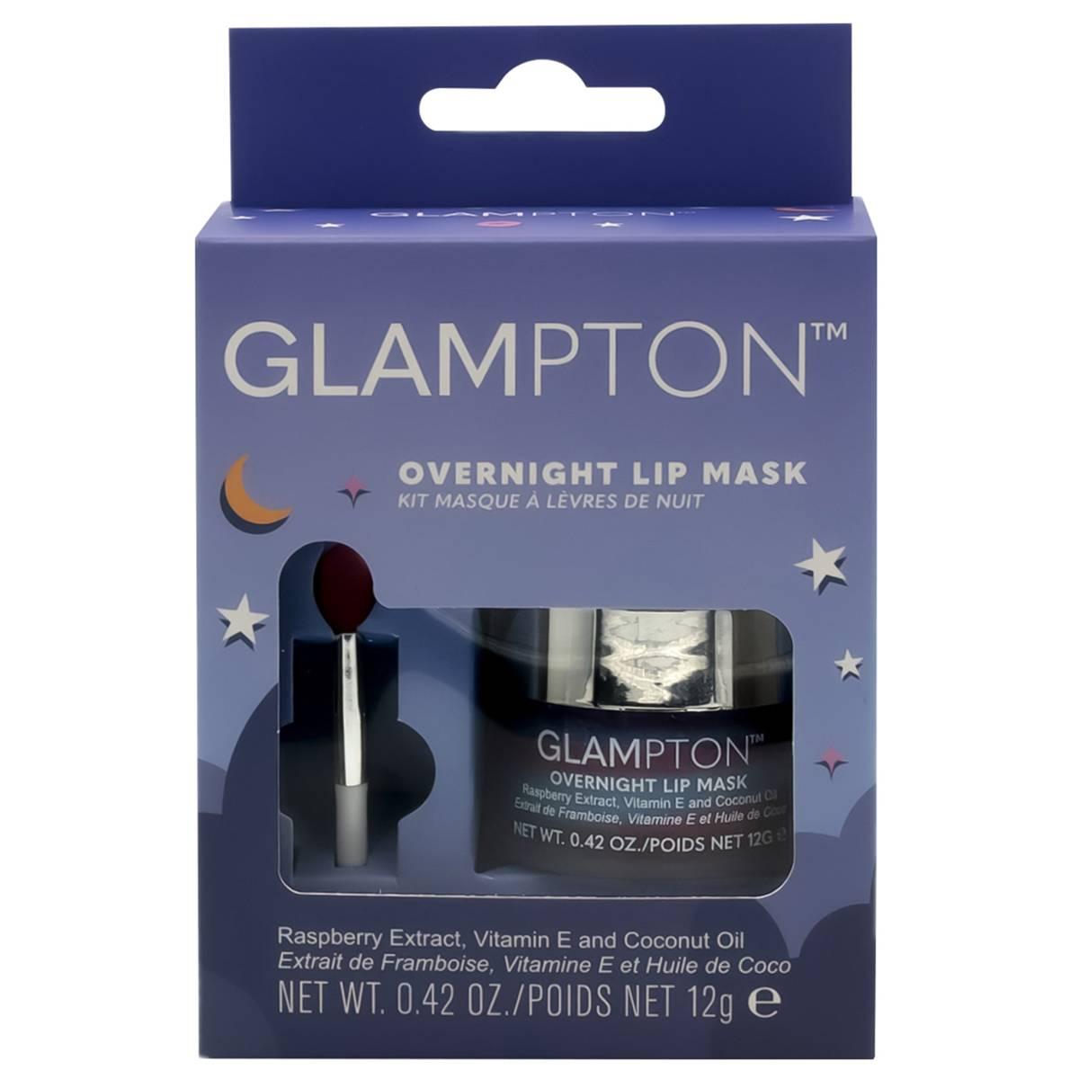 Glampton Raspberry Overnight Lip Mask Kit