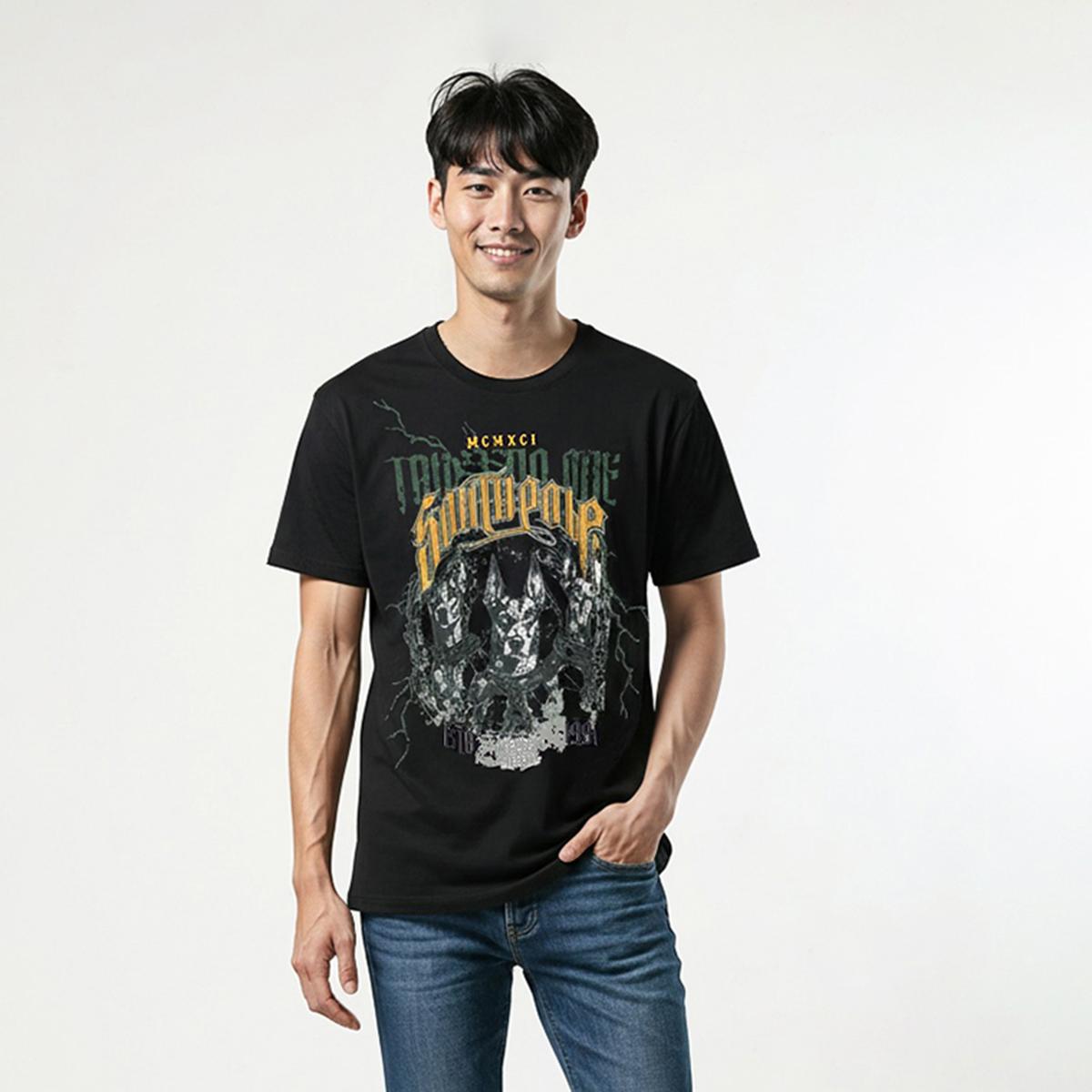Young Mens SOUTHPOLE Gothic Rottweiler Tee