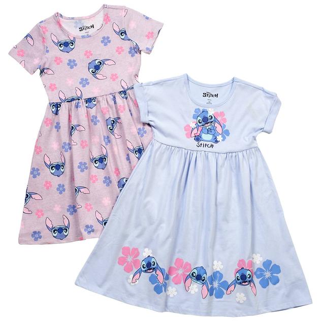 Girls (7-12) Disney Lilo & Stitch 2pk. Stitch Floral Dresses