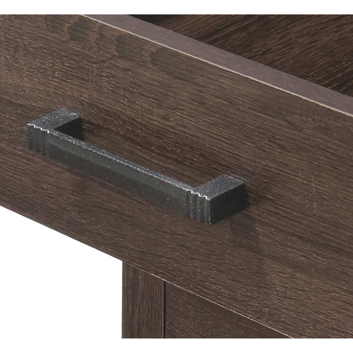 Passion Furniture Hudson 3-Drawer Nightstand