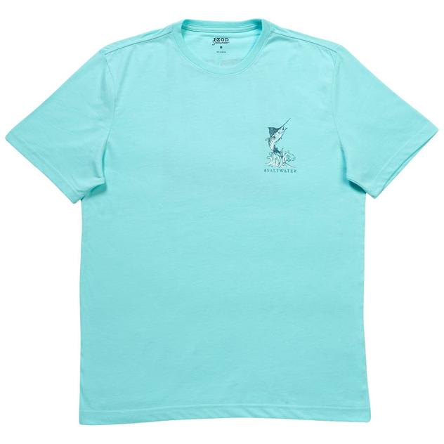 Mens Big & Tall IZOD® Short Sleeve Saltwater Graphic Tee