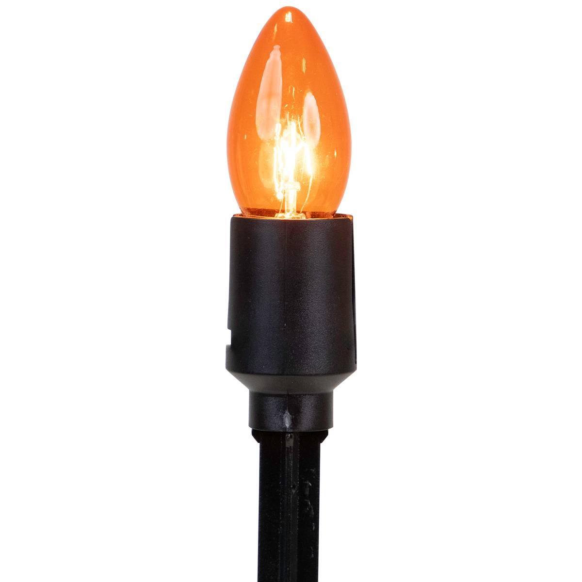 Northlight Seasonal 10ct. Orange Bulb Halloween Pathway Markers