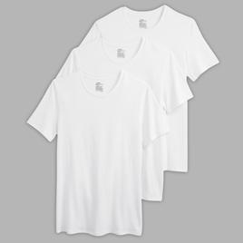 Mens Jockey® 3pk. Smoothing Crew Neck Undershirt