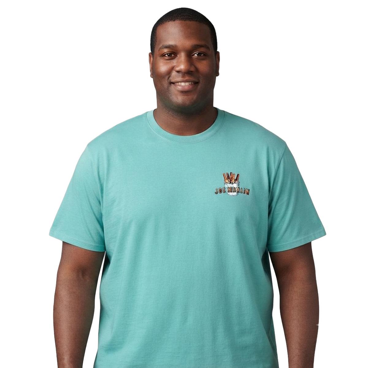 Mens Big & Tall Joe Marlin Graphic Tee - Seafrost Heather