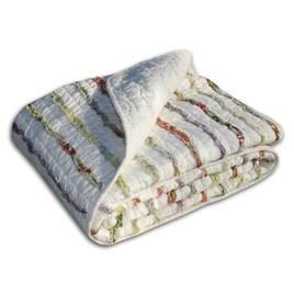 Greenland Home Fashions™ Bella Ruffle Reversible Quilted Throw