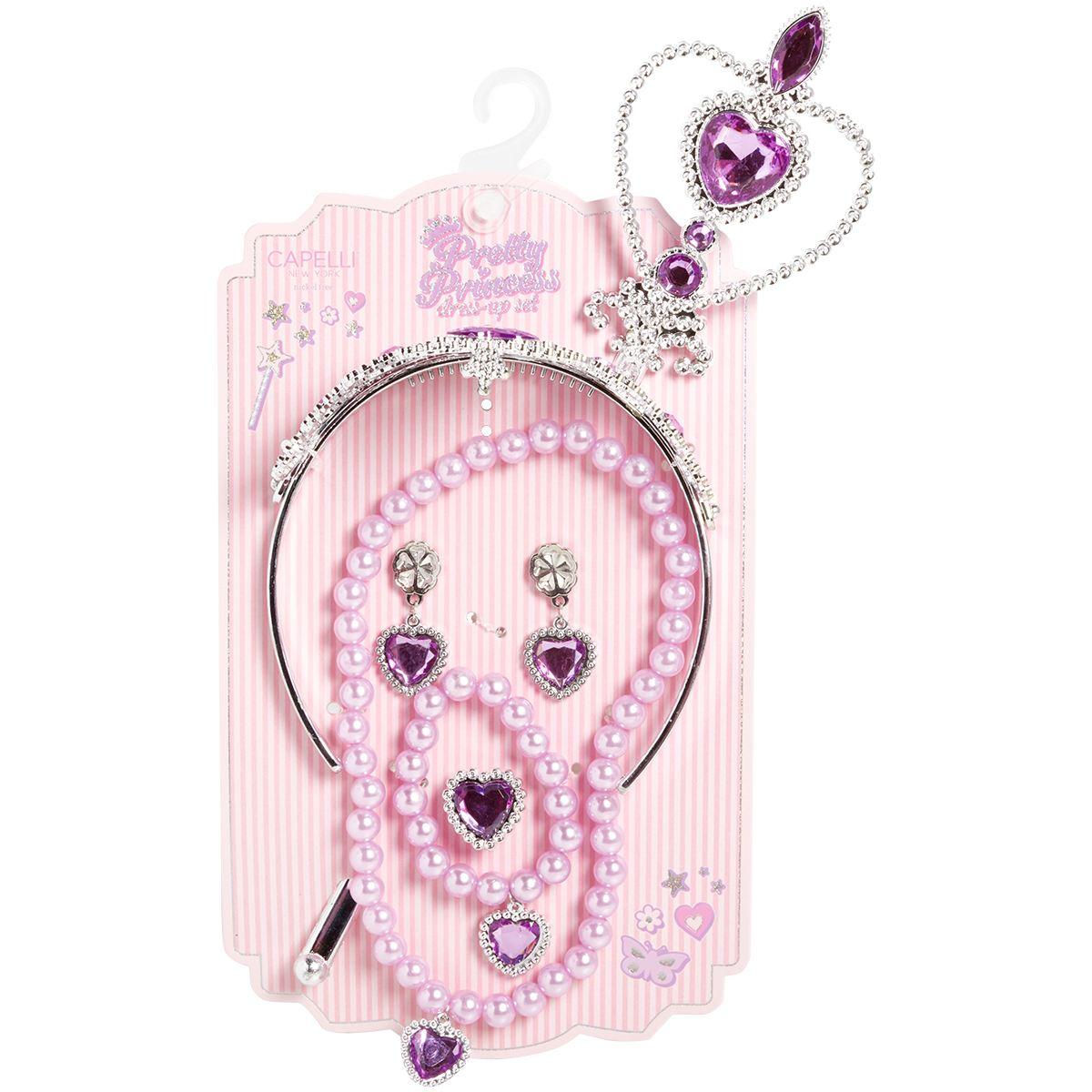 Girls Capelli(R) New York Necklace Bracelet Crown Set