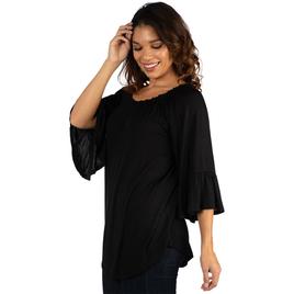 Womens 24/7 Comfort Apparel Loose Fit Tunic Top