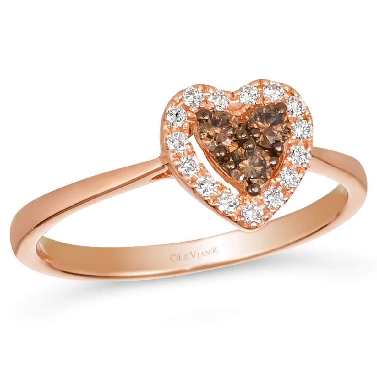 Le Vian Chocolatier(R) Chocolate Diamonds(R) Vanilla Diamonds(R) Ring