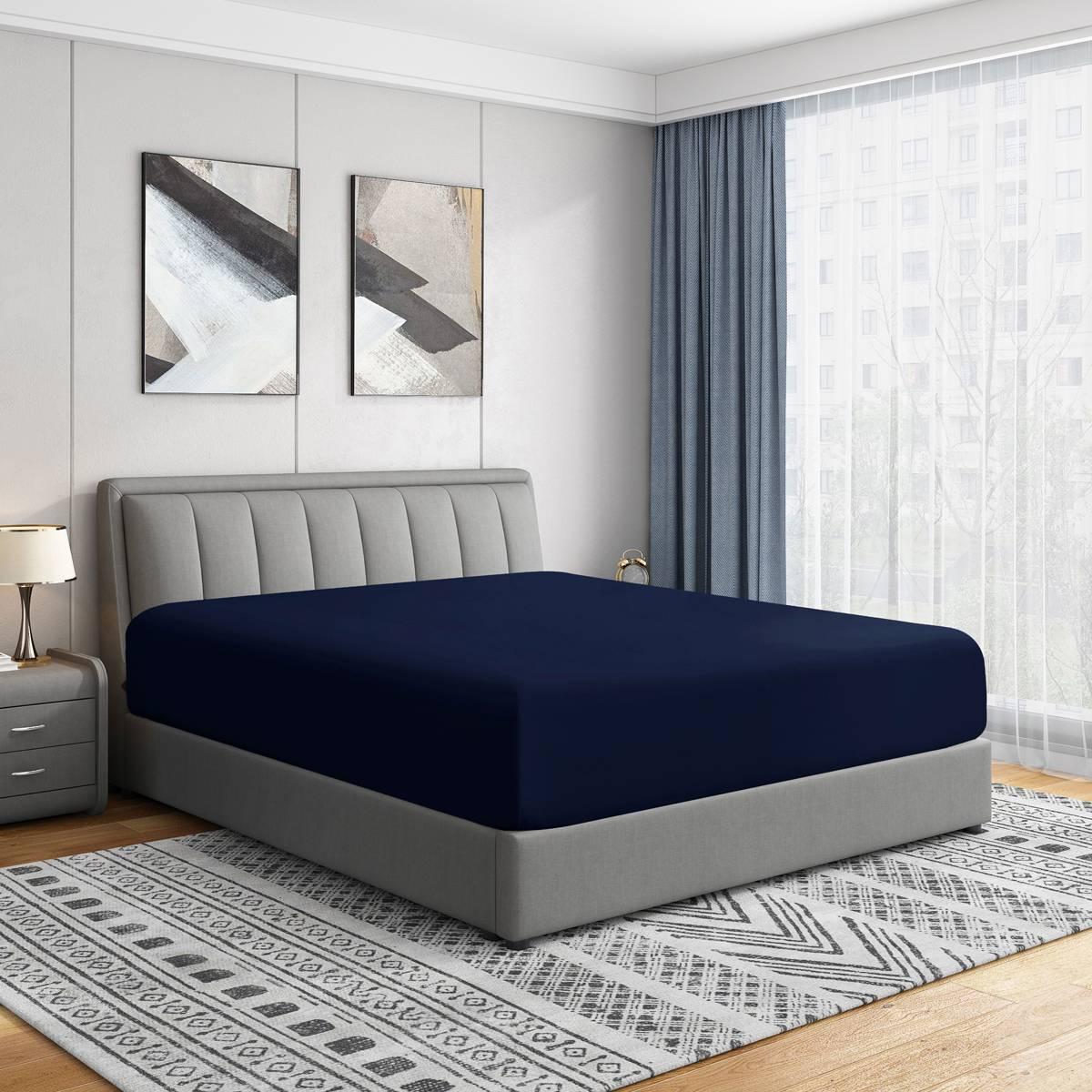 Swift Home Ultra-Soft Microfiber Fitted Sheet w/ 21in. Pocket
