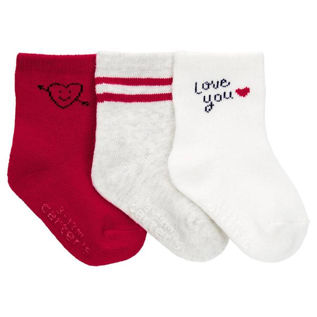 Baby Unisex (NB-12M) Carter's® 3pk. Valentine's Day Socks