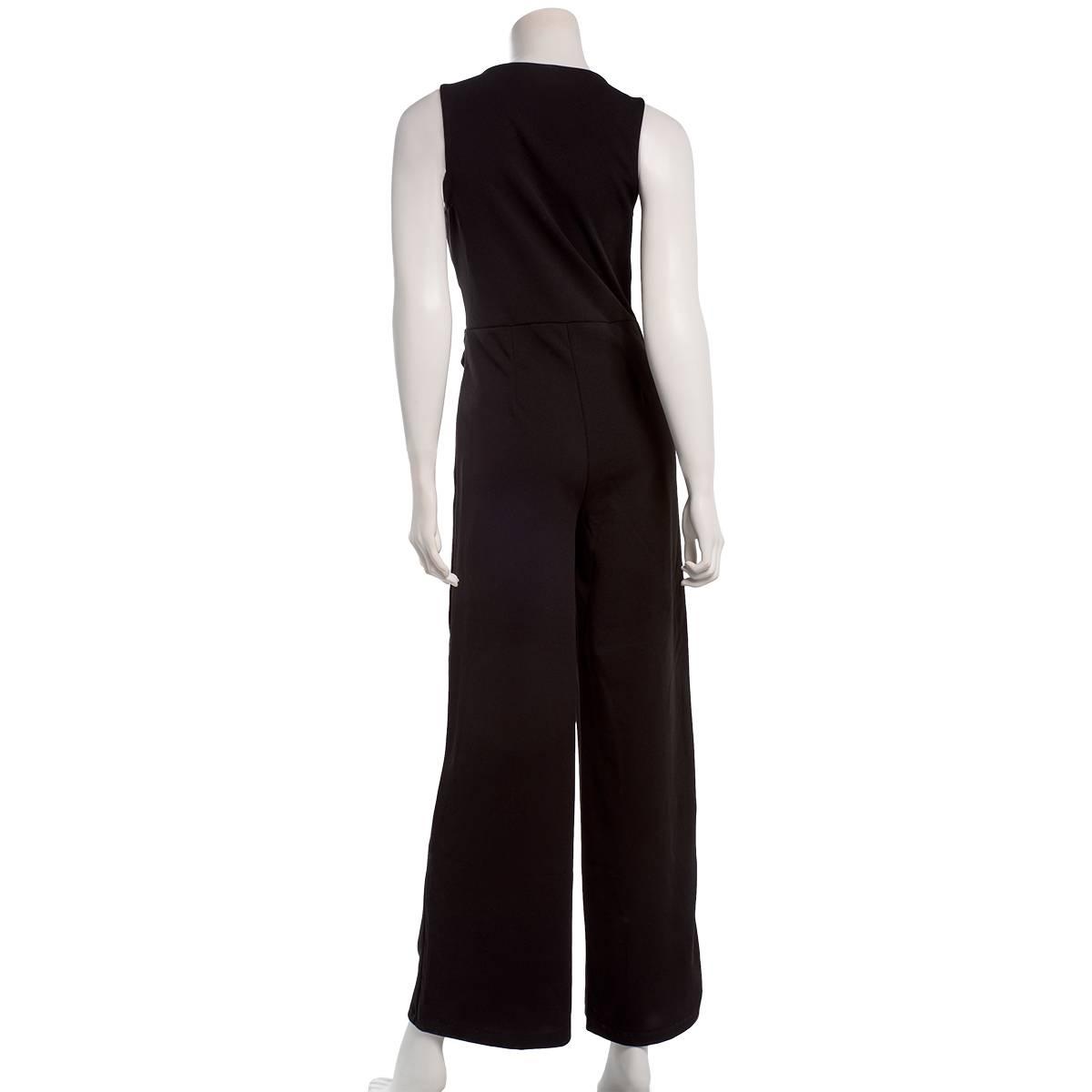Juniors Madden Girl Knit Dobby Square Neck Vest Jumpsuit