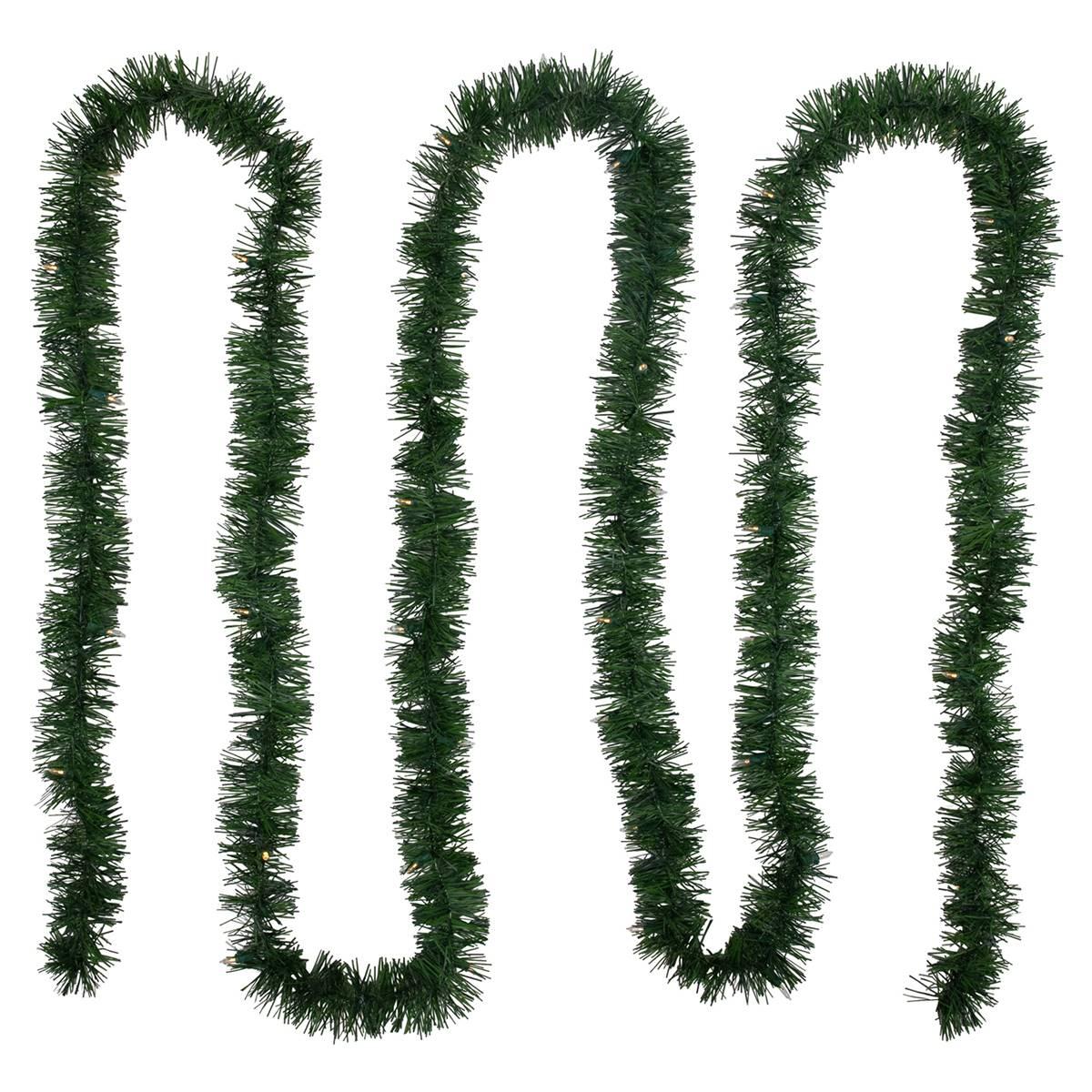 Northlight Seasonal 18ft. Pre-Lit LED Pine Christmas Garland