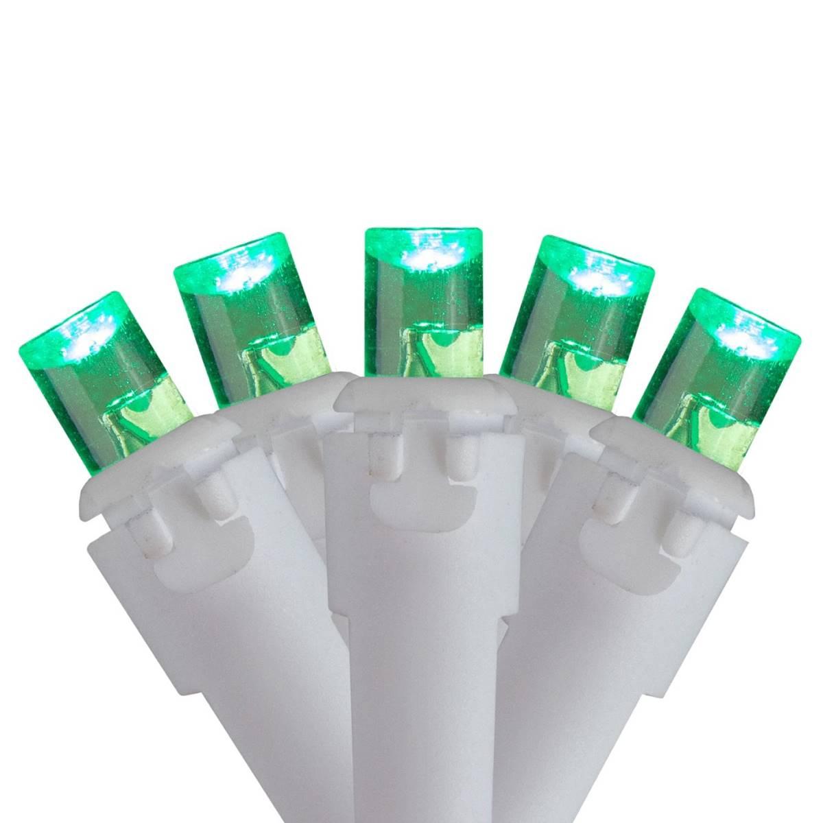 Northlight Seasonal 5.5ft. Green LED Icicle Christmas Lights