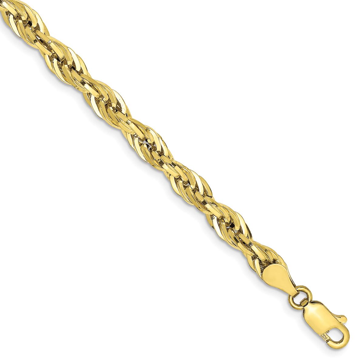 Unisex Gold Classics™ 10kt. 4.75mm 26in. Semi-Solid Rope Chain