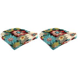 Jordan Manufacturing Wicker Chair Cushion Set - Fresco Fiesta