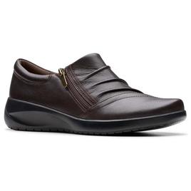 Womens Clarks(R) Kaetlyn Mila Casual Leather Slip Ons