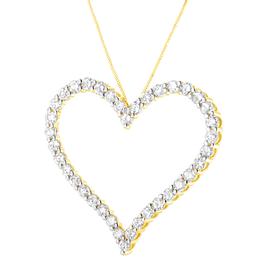 Diamond Classics™ 3ctw. Diamond Open Heart Pendant