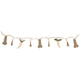 Northlight Seasonal Carrots & Bunnies Plush Easter Garland