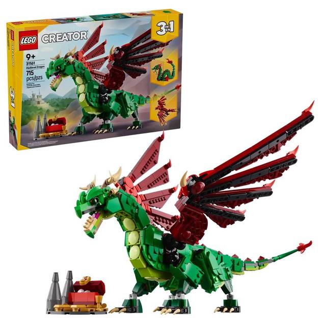 LEGO® Creator 3-in-1 Medieval Dragon Building Kit