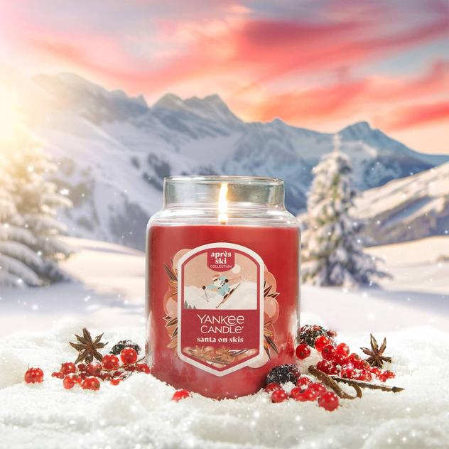 Yankee Candle® Signature 22oz. Santa on Skis Jar Candle