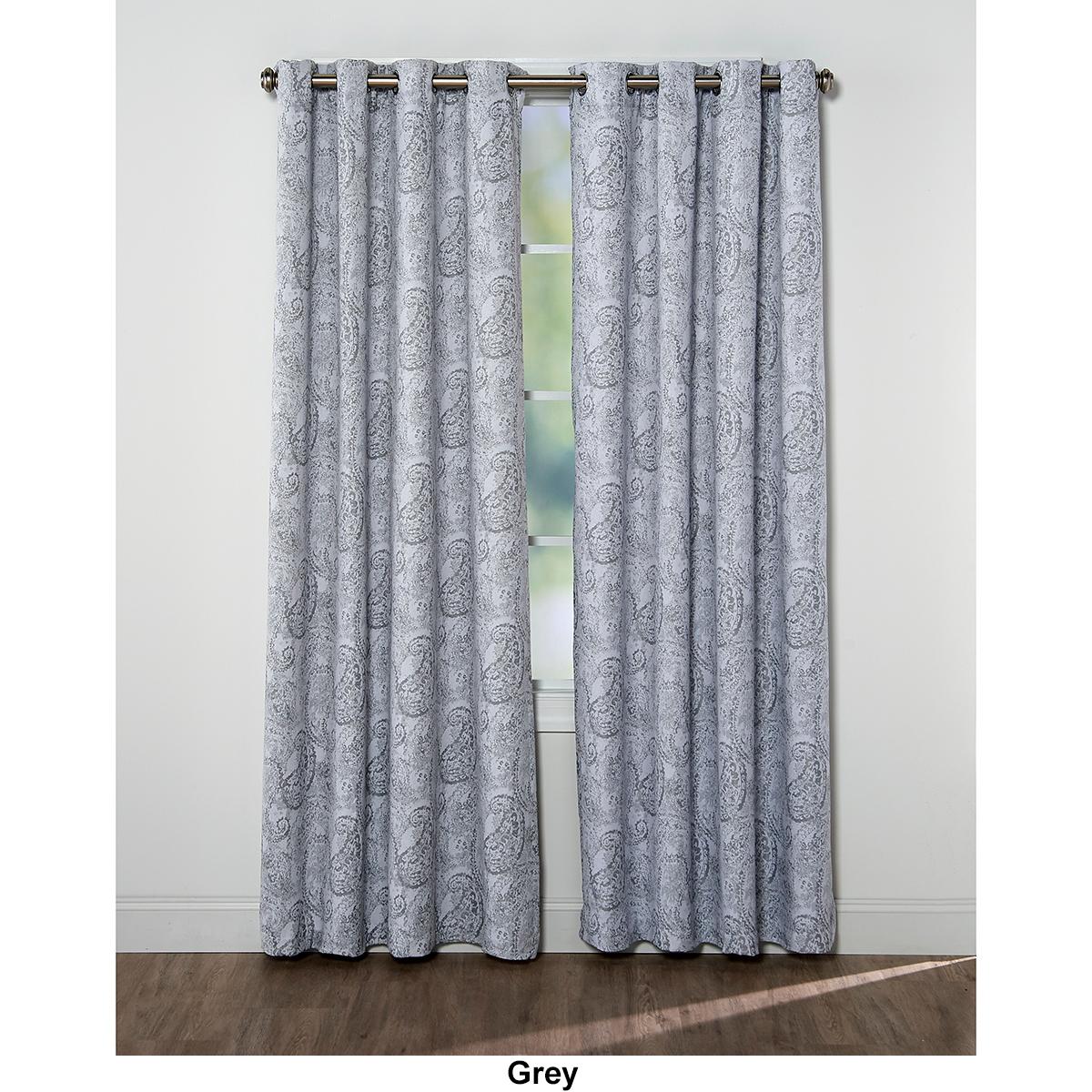 London Fog Brunswick Grommet Panel Curtain