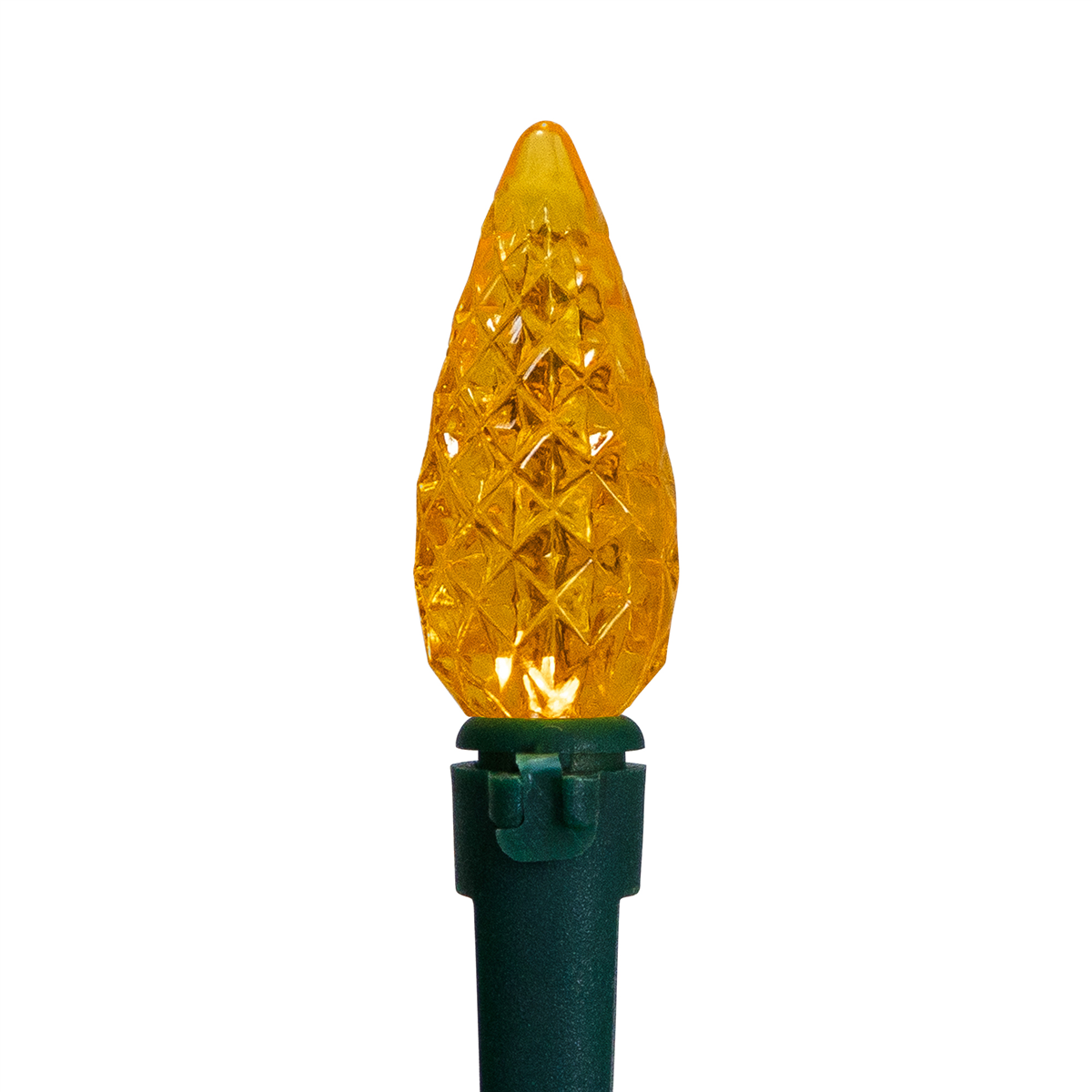 Northlight 15.75ft. LED Multicolor C6 Faceted Christmas Lights