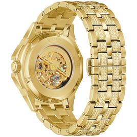 Mens Bulova Octava Gold-Tone Bracelet Watch - 98A292