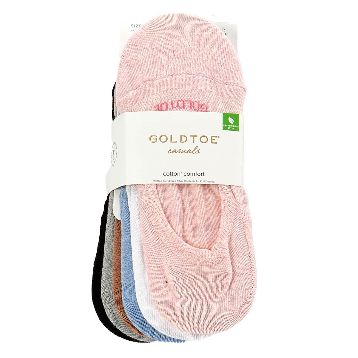 Womens Gold Toe® 6pk. Everyday Ballerina No Show Socks